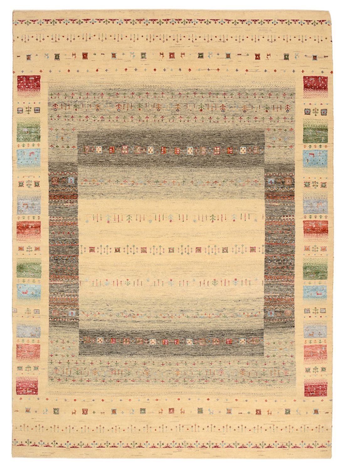 Gabbeh Tapijt - Loribaft Indus - 243 x 171 cm - veelkleurig