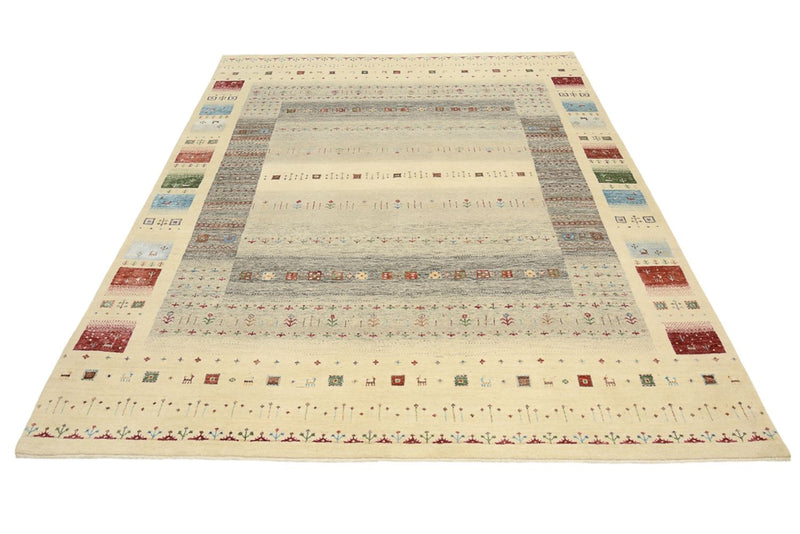 Gabbeh Tapijt - Loribaft Indus - 252 x 203 cm - veelkleurig