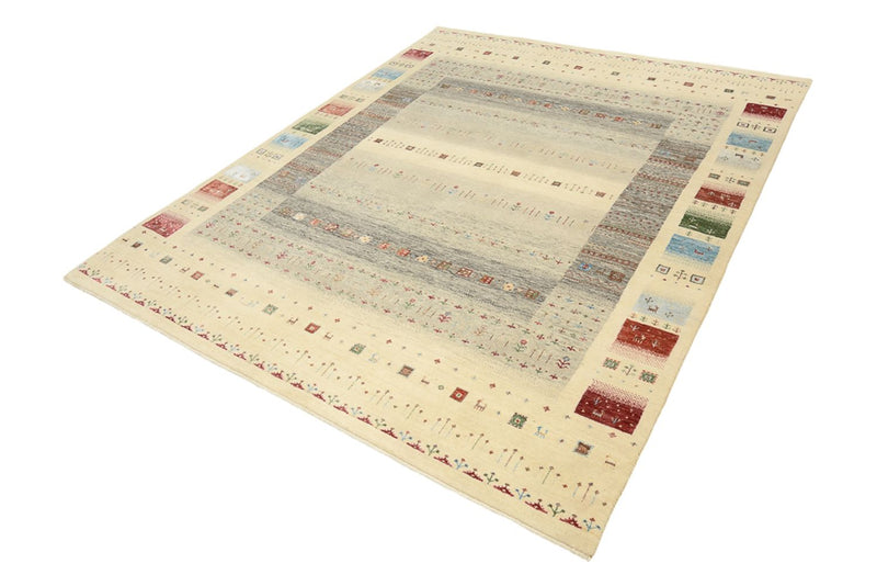 Gabbeh Tapijt - Loribaft Indus - 252 x 203 cm - veelkleurig