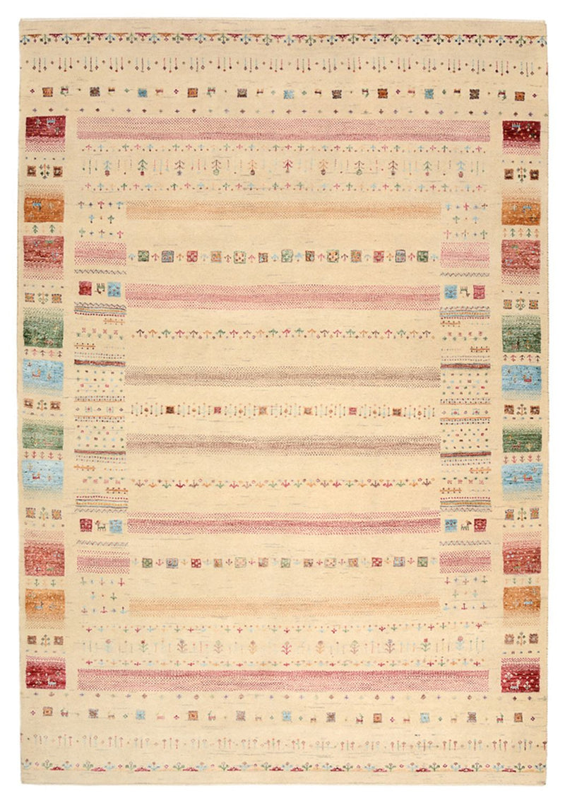 Gabbeh Tapijt - Loribaft Indus - 246 x 171 cm - veelkleurig