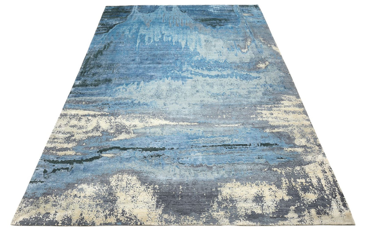 Designer tapijt - 430 x 306 cm - donkerblauw