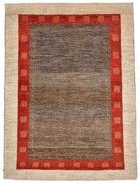 Gabbeh Tapijt - Loribaft Perzisch - 205 x 150 cm - bruin