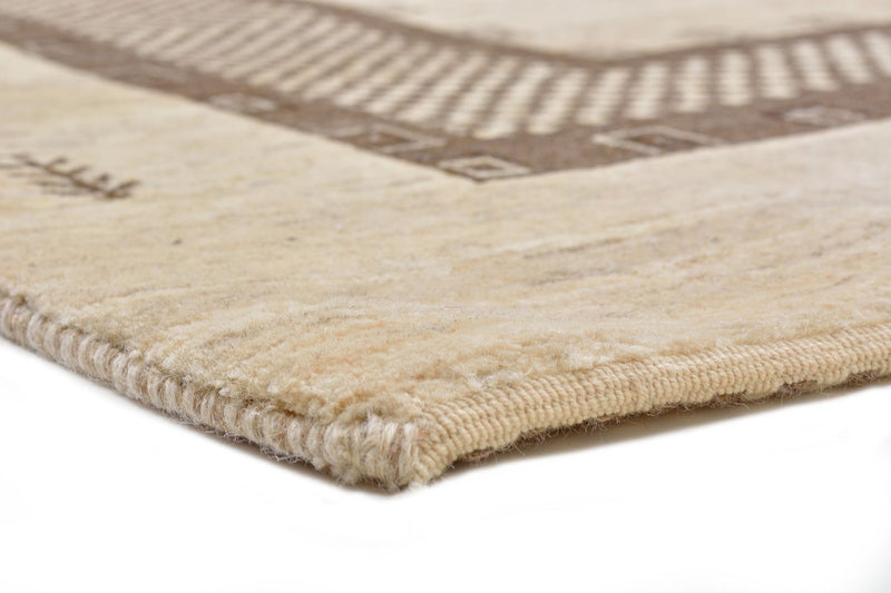 Gabbeh Tapijt - Loribaft Perzisch - 242 x 176 cm - beige