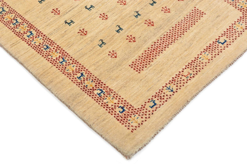 Gabbeh Tapijt - Loribaft Perzisch - 113 x 84 cm - beige