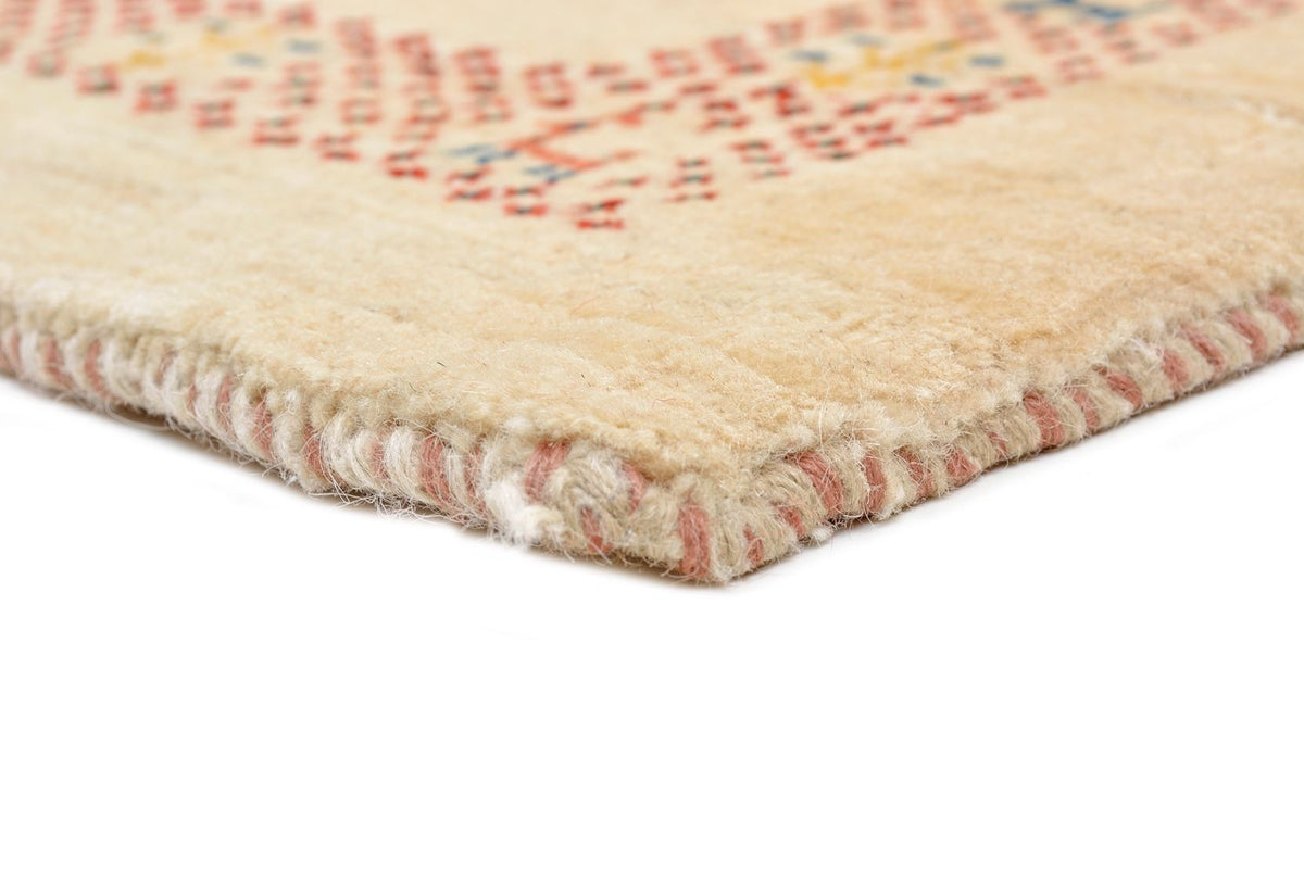 Gabbeh Tapijt - Loribaft Perzisch - 113 x 84 cm - beige