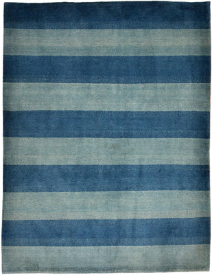 Gabbeh Tapijt - Loribaft Perzisch - 197 x 150 cm - blauw