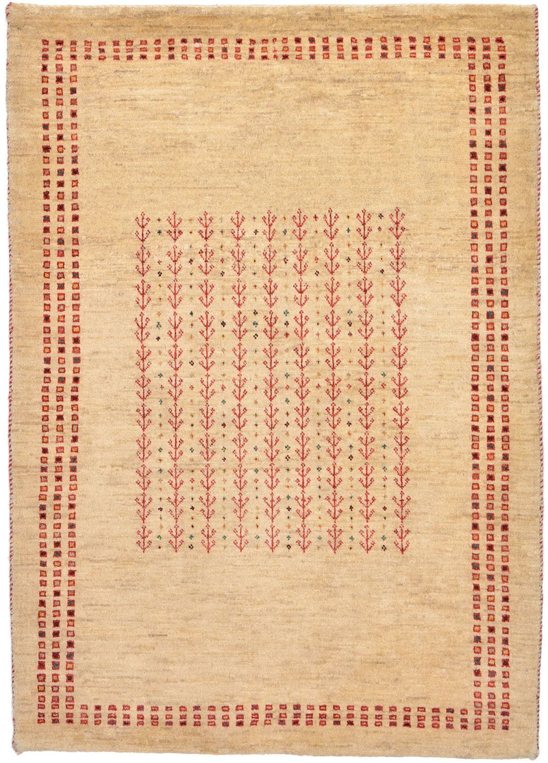 Gabbeh Tapijt - Loribaft Perzisch - 119 x 81 cm - natuur