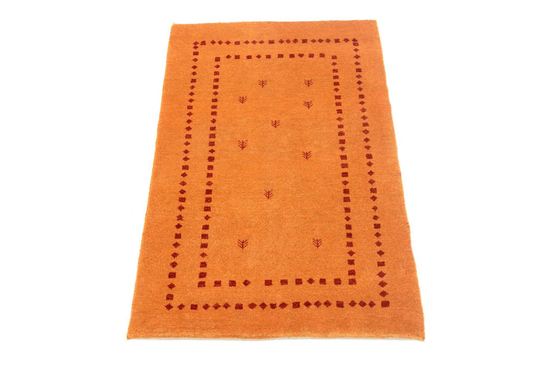 Gabbeh Tapijt - Loribaft Perzisch - 98 x 62 cm - oranje