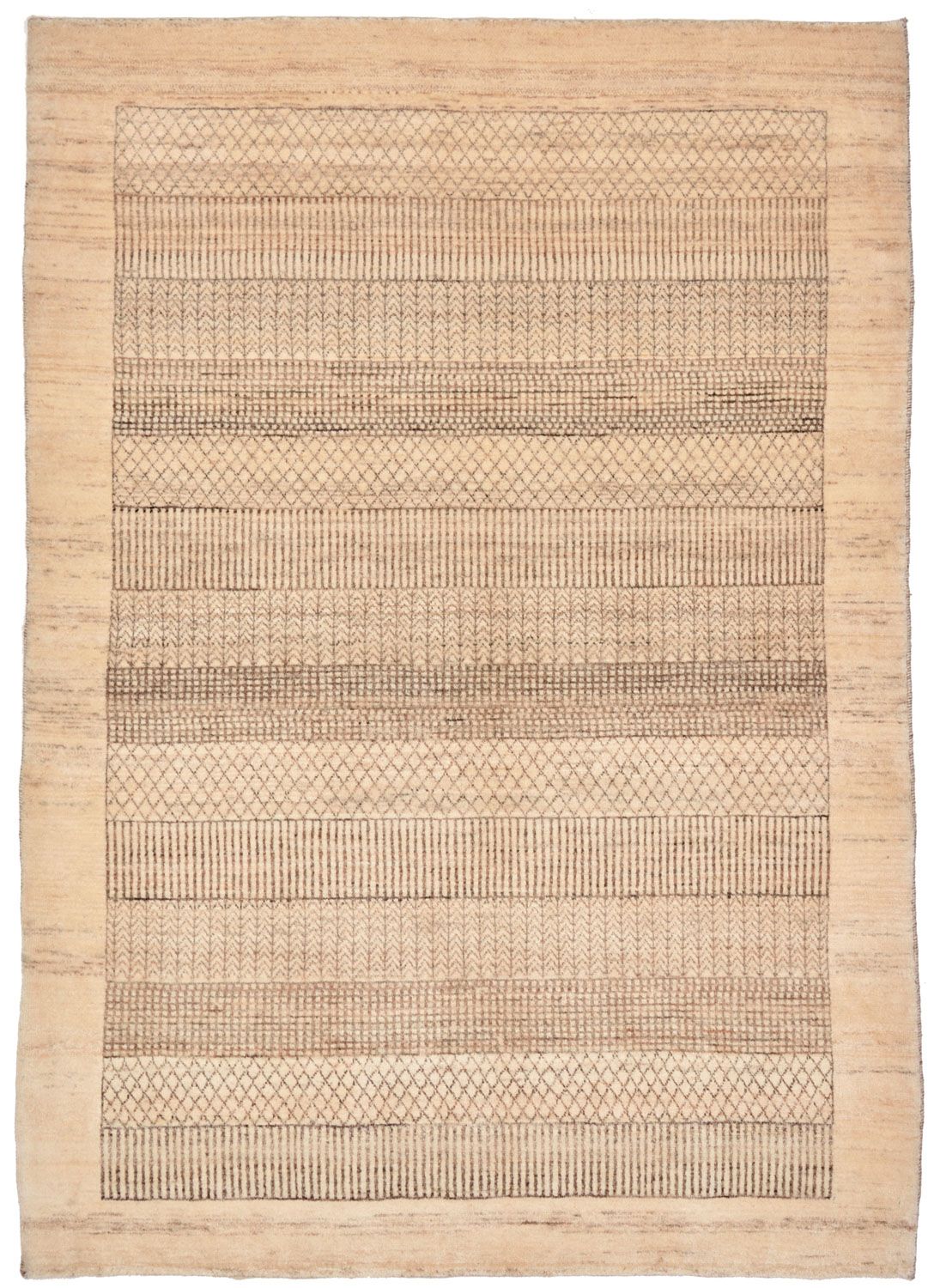 Gabbeh Tapijt - Loribaft Perzisch - 164 x 114 cm - natuur