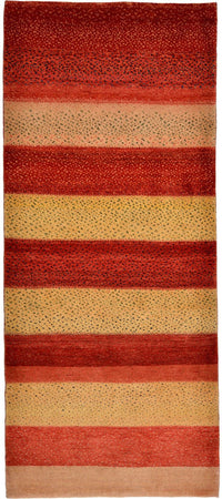 Loper Gabbeh Tapijt - Loribaft Perzisch - 202 x 86 cm - rood
