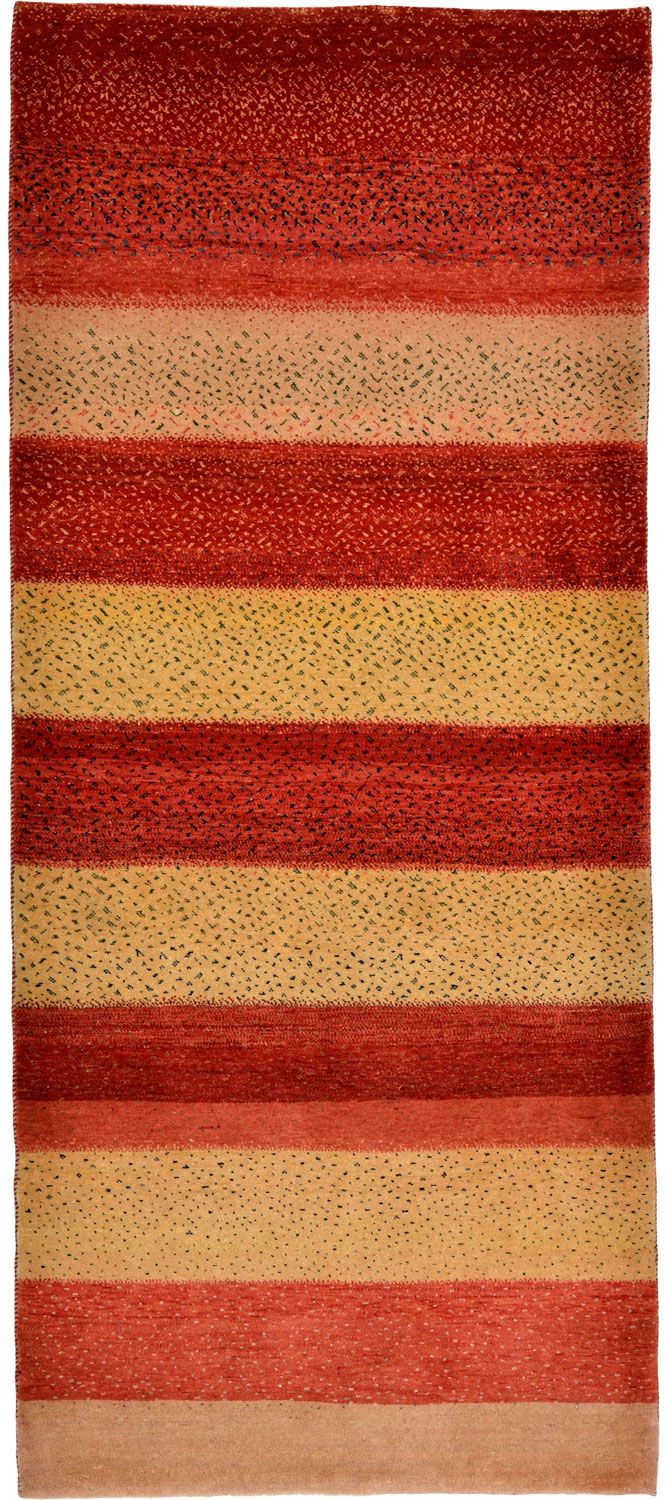 Loper Gabbeh Tapijt - Loribaft Perzisch - 202 x 86 cm - rood