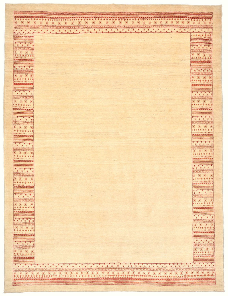 Gabbeh Tapijt - Loribaft Perzisch - 198 x 150 cm - beige