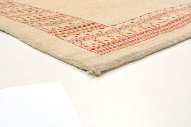 Gabbeh Tapijt - Loribaft Perzisch - 198 x 150 cm - beige