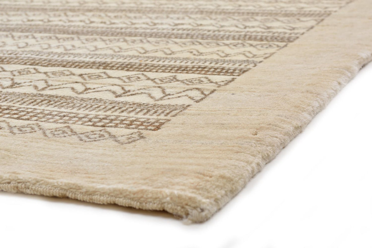 Loper Gabbeh Tapijt - Loribaft Perzisch - 297 x 85 cm - zand