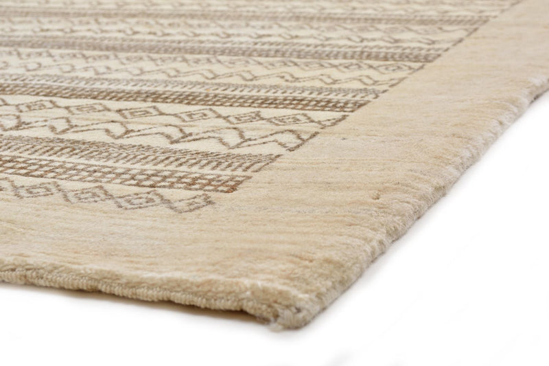 Loper Gabbeh Tapijt - Loribaft Perzisch - 297 x 85 cm - zand