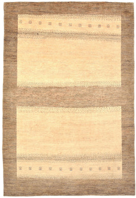 Gabbeh Tapijt - Loribaft Perzisch - 301 x 201 cm - beige