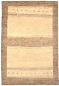 Gabbeh Tapijt - Loribaft Perzisch - 301 x 201 cm - beige