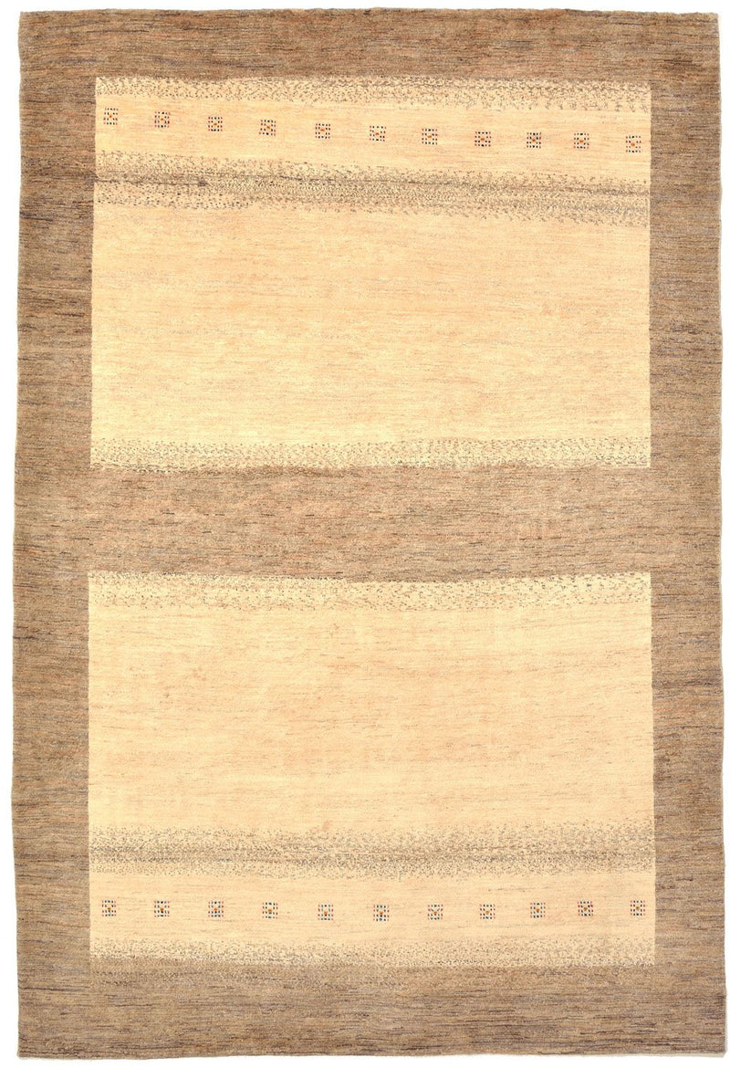 Gabbeh Tapijt - Loribaft Perzisch - 301 x 201 cm - beige