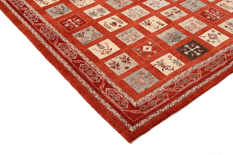 Gabbeh Tapijt - Loribaft Perzisch - 258 x 173 cm - rood