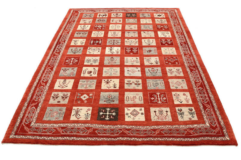 Gabbeh Tapijt - Loribaft Perzisch - 258 x 173 cm - rood