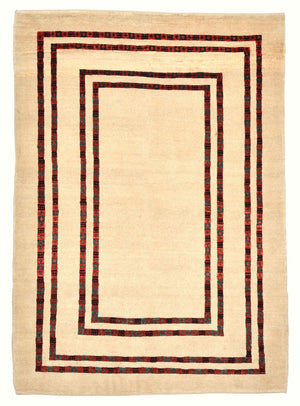 Gabbeh Tapijt - Loribaft Perzisch - 179 x 127 cm - beige