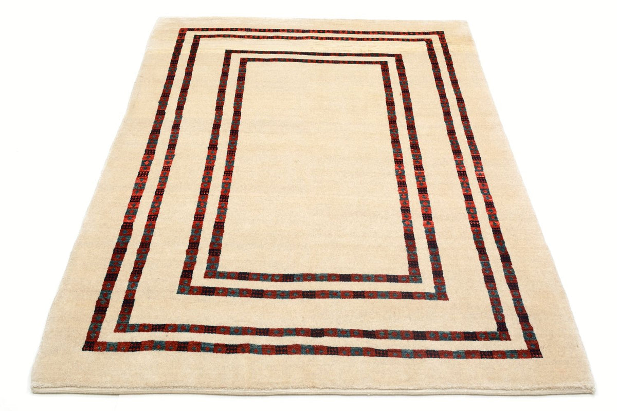 Gabbeh Tapijt - Loribaft Perzisch - 179 x 127 cm - beige