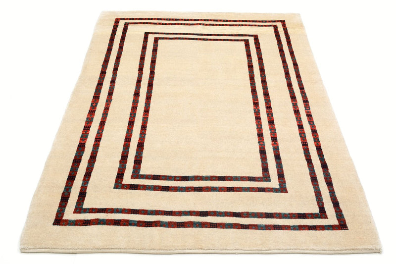 Gabbeh Tapijt - Loribaft Perzisch - 179 x 127 cm - beige