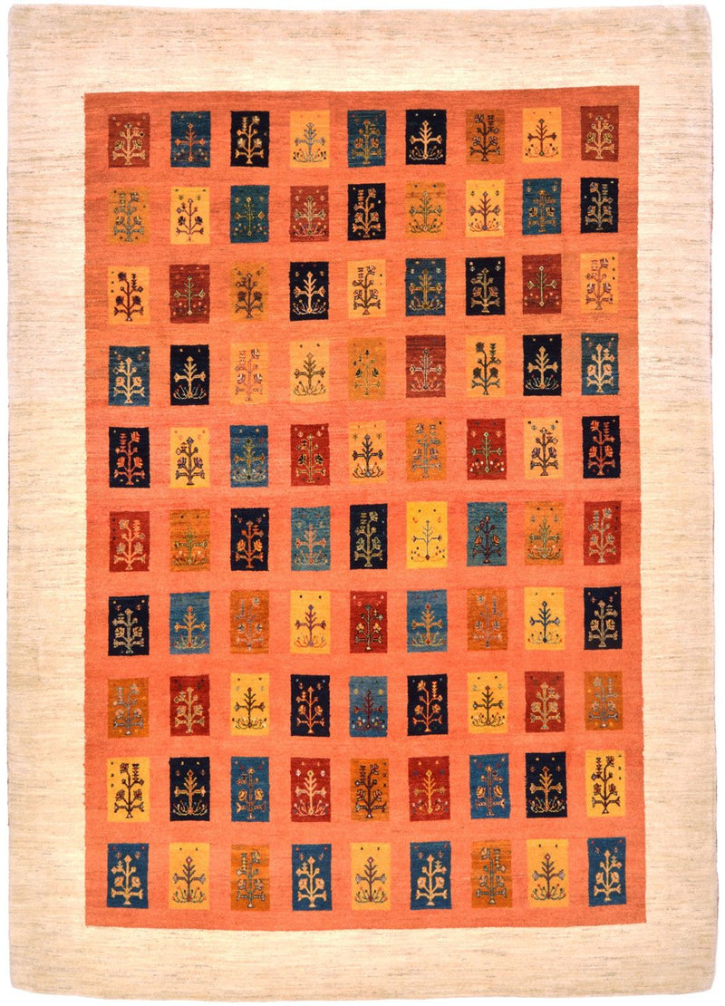 Gabbeh Tapijt - Loribaft Perzisch - 355 x 249 cm - oranje