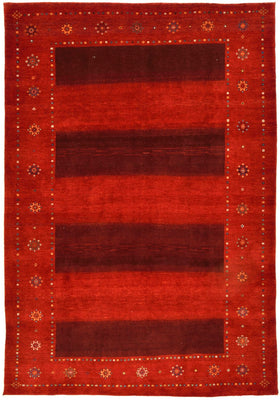Gabbeh Tapijt - Loribaft Perzisch - 332 x 230 cm - rood