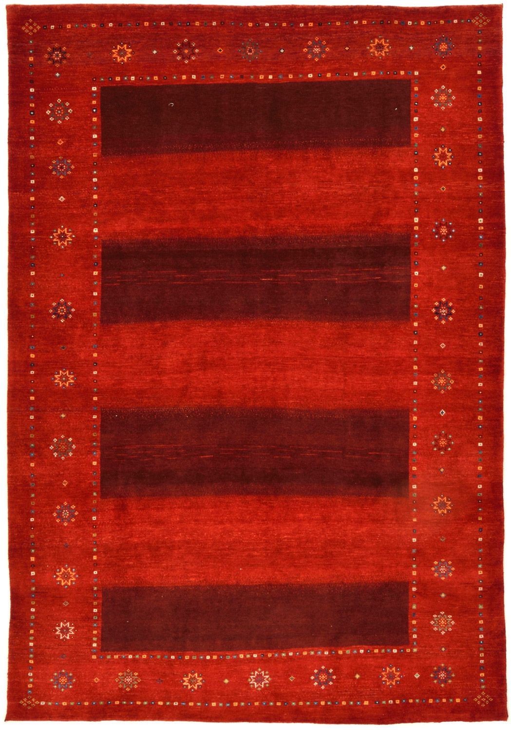 Gabbeh Tapijt - Loribaft Perzisch - 332 x 230 cm - rood