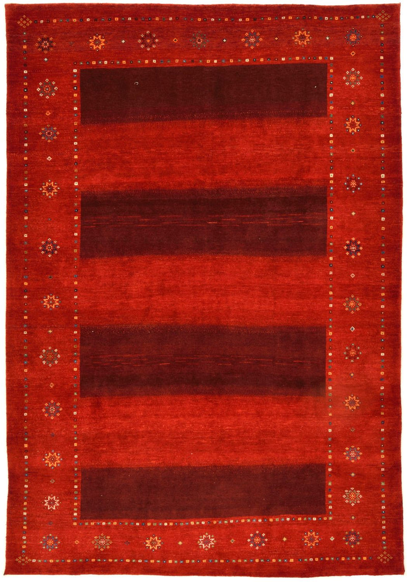 Gabbeh Tapijt - Loribaft Perzisch - 332 x 230 cm - rood