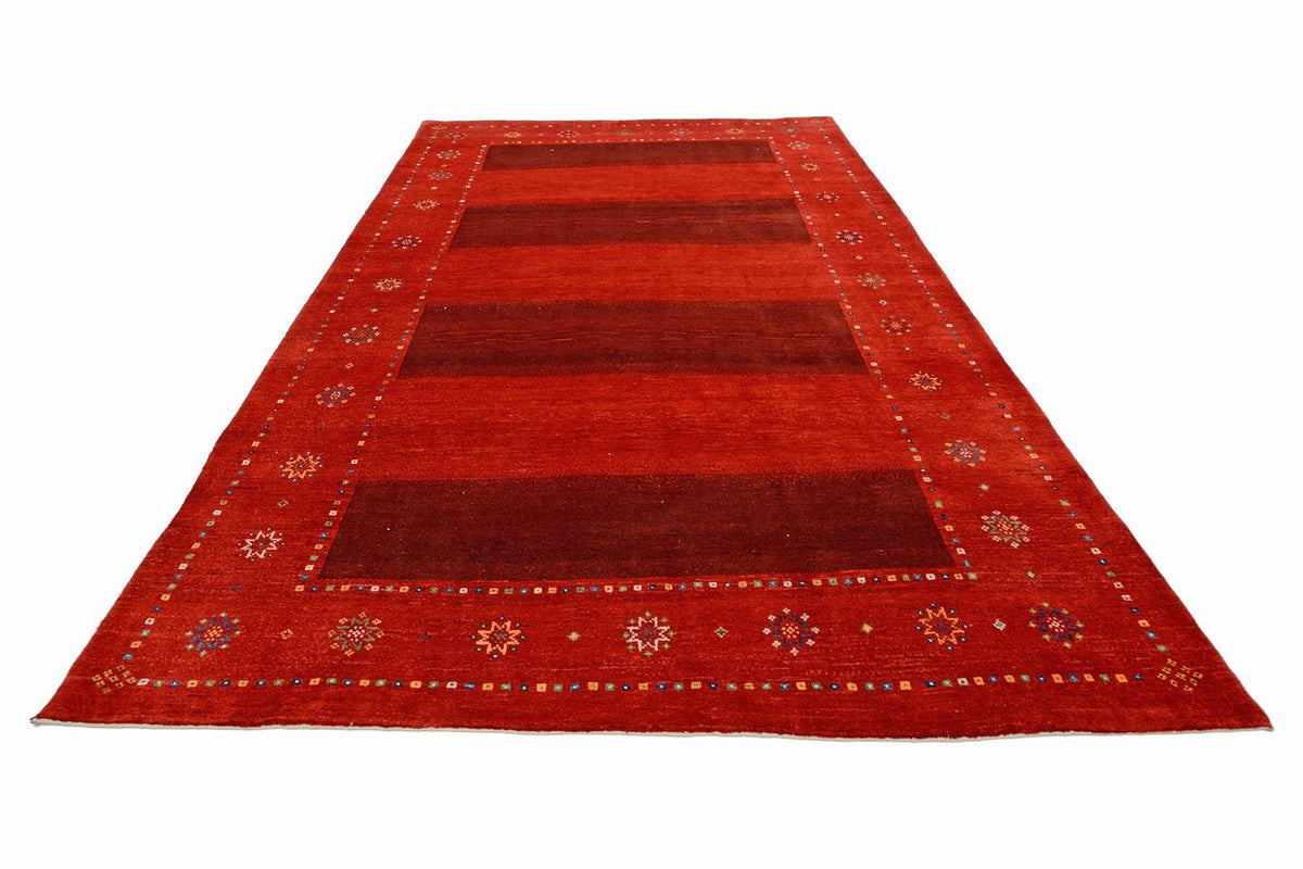 Gabbeh Tapijt - Loribaft Perzisch - 332 x 230 cm - rood