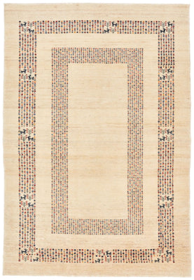 Gabbeh Tapijt - Loribaft Perzisch - 180 x 120 cm - beige