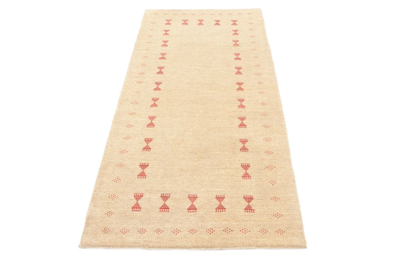 Loper Gabbeh Tapijt - Loribaft Perzisch - 201 x 85 cm - beige