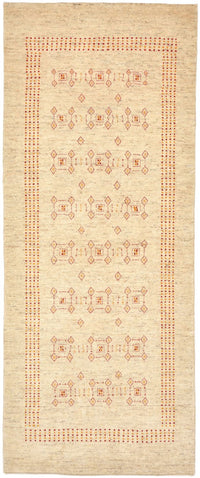 Loper Gabbeh Tapijt - Loribaft Perzisch - 195 x 79 cm - beige