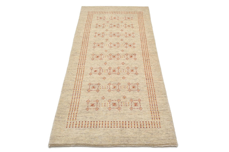 Loper Gabbeh Tapijt - Loribaft Perzisch - 195 x 79 cm - beige
