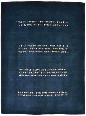 Gabbeh Tapijt - Loribaft Perzisch - 209 x 154 cm - blauw