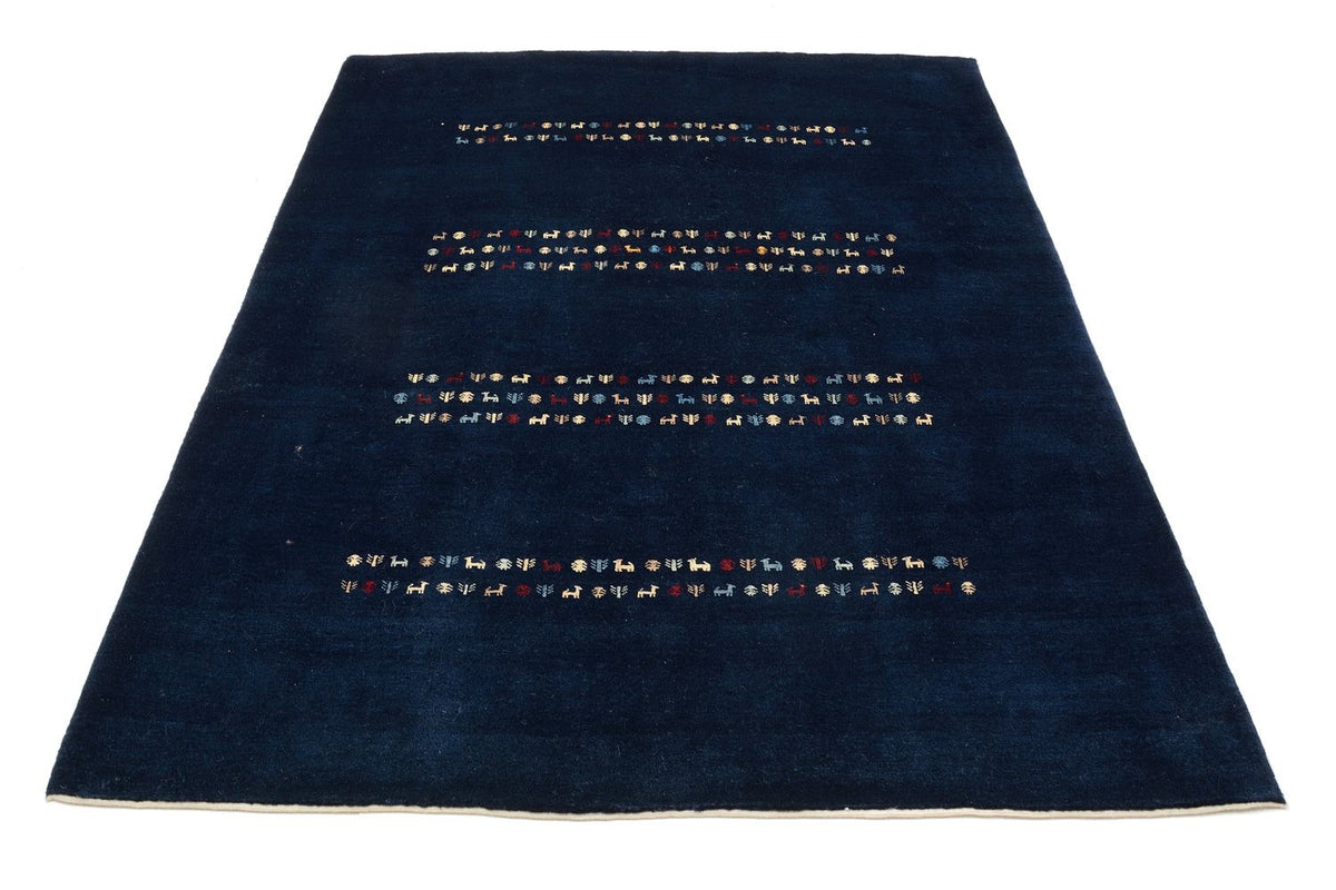Gabbeh Tapijt - Loribaft Perzisch - 209 x 154 cm - blauw