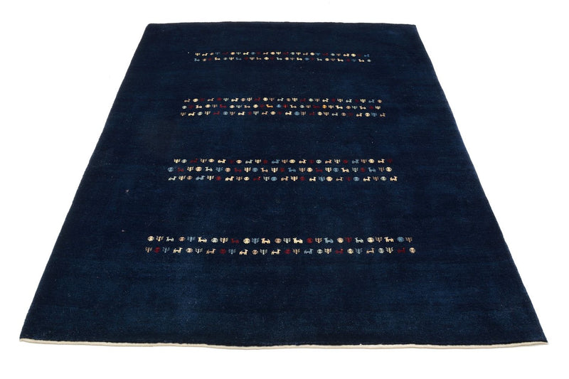 Gabbeh Tapijt - Loribaft Perzisch - 209 x 154 cm - blauw