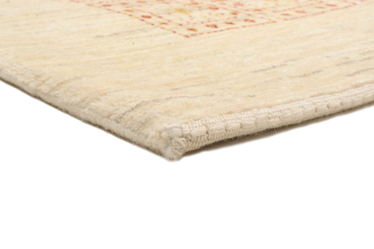 Gabbeh Tapijt - Loribaft Perzisch - 202 x 157 cm - beige