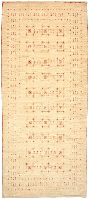 Loper Gabbeh Tapijt - Loribaft Perzisch - 201 x 88 cm - natuur