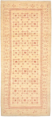 Loper Gabbeh Tapijt - Loribaft Perzisch - 195 x 85 cm - beige