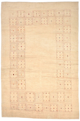 Gabbeh Tapijt - Loribaft Perzisch - 299 x 202 cm - natuur