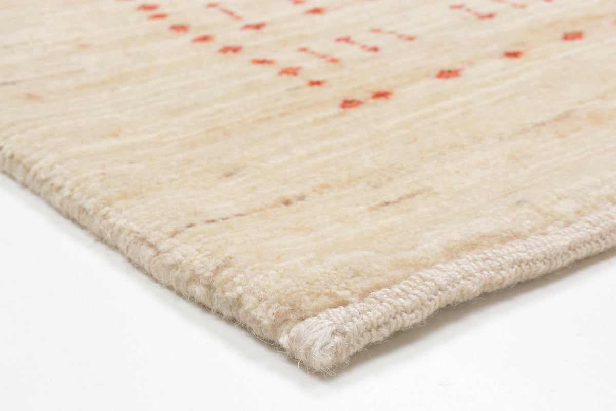 Gabbeh Tapijt - Loribaft Perzisch - 201 x 119 cm - beige