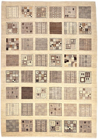 Gabbeh Tapijt - Loribaft Perzisch - 296 x 206 cm - lichtbruin