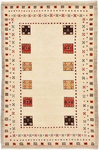 Gabbeh Tapijt - Loribaft Perzisch - 127 x 84 cm - veelkleurig