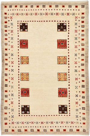 Gabbeh Tapijt - Loribaft Perzisch - 127 x 84 cm - veelkleurig