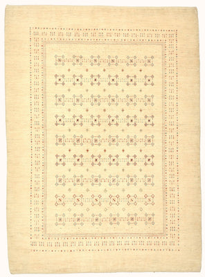 Gabbeh Tapijt - Loribaft Perzisch - 239 x 174 cm - beige