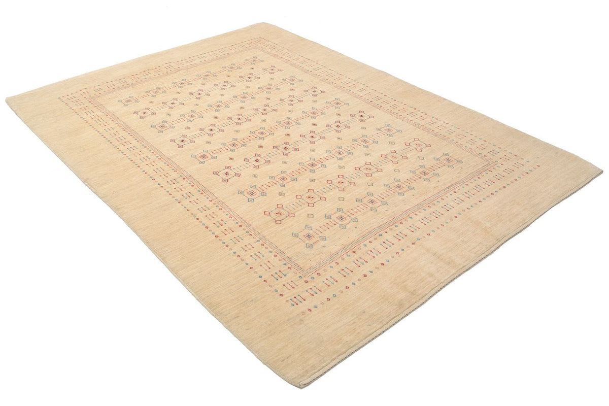 Gabbeh Tapijt - Loribaft Perzisch - 239 x 174 cm - beige