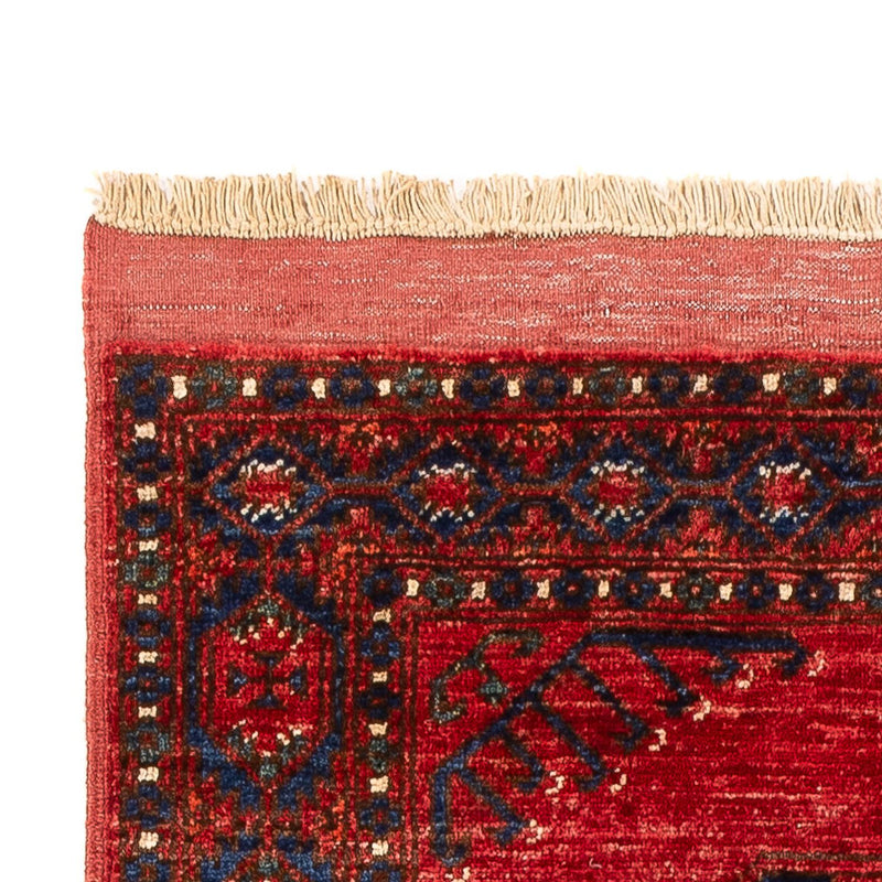 Loper Afghaans tapijt - 207 x 80 cm - rood